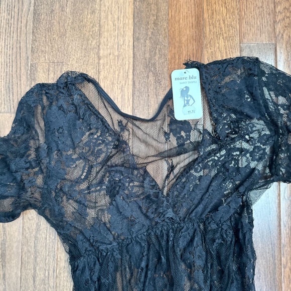 NWT Beautiful Black Lace Dress - Picture 2 of 6